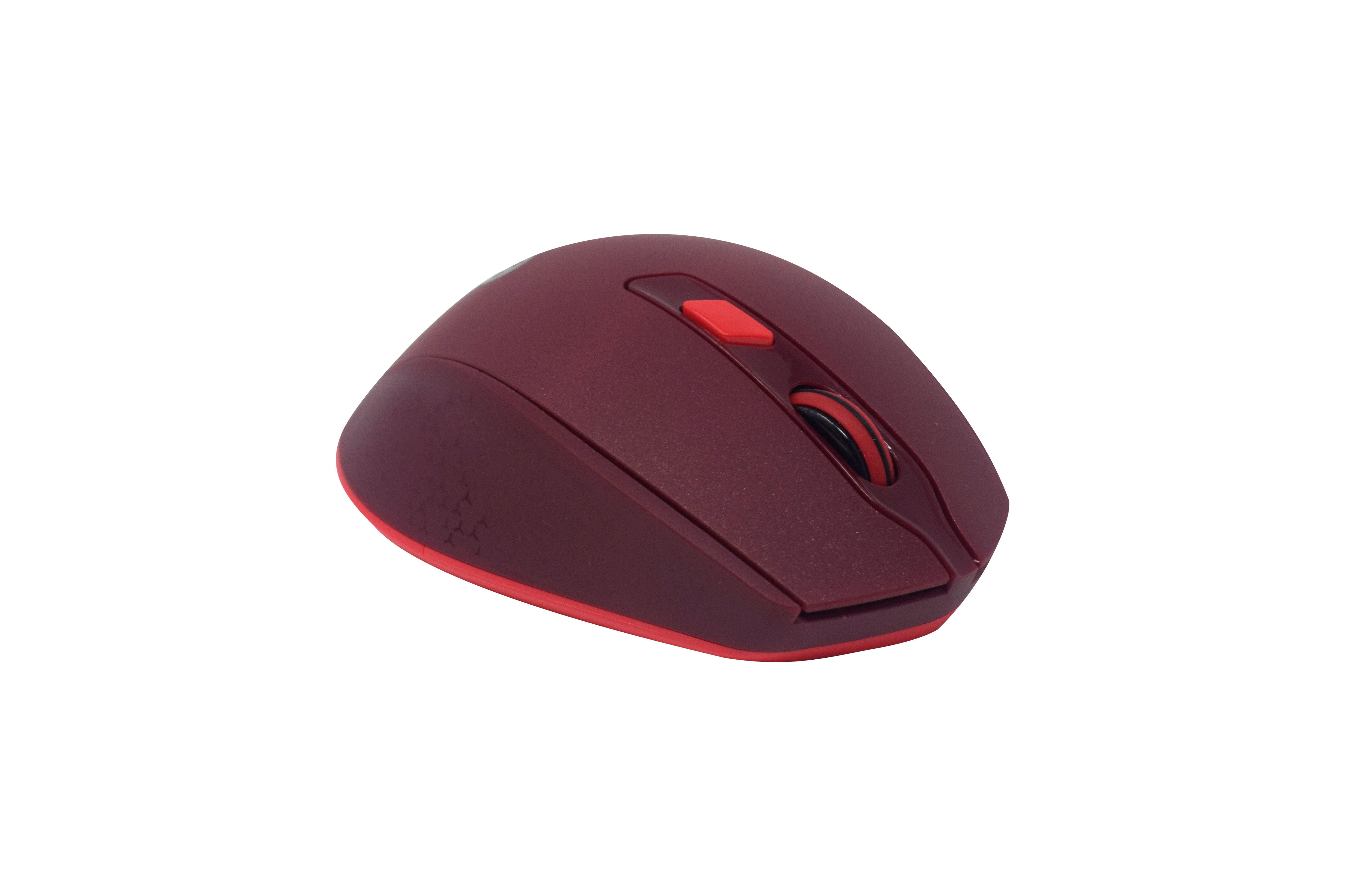 Mosue Naceb Technology NA-0119R - Rojo, 6 botones, Inalámbrico, 1200 - 2400 DPI Mosue Naceb Technology NA-0119R - Rojo, 6 botones, Inalámbrico, 1200 - 2400 DPI